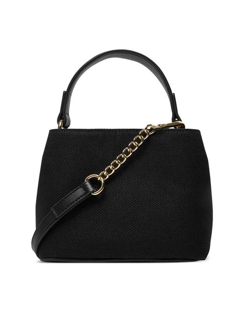BORSA CANVAS NERO+PU NERO LOVE MOSCHINO | JC4240PP0MKO1/00A